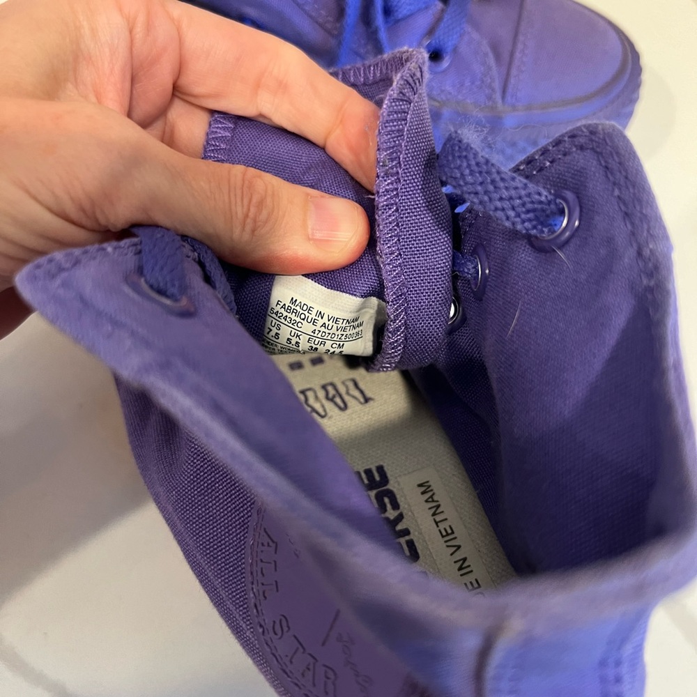 Purple converse wedge! - Picture 5 of 5